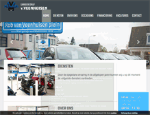 Tablet Screenshot of garagebedrijfvanveenhuisen.nl